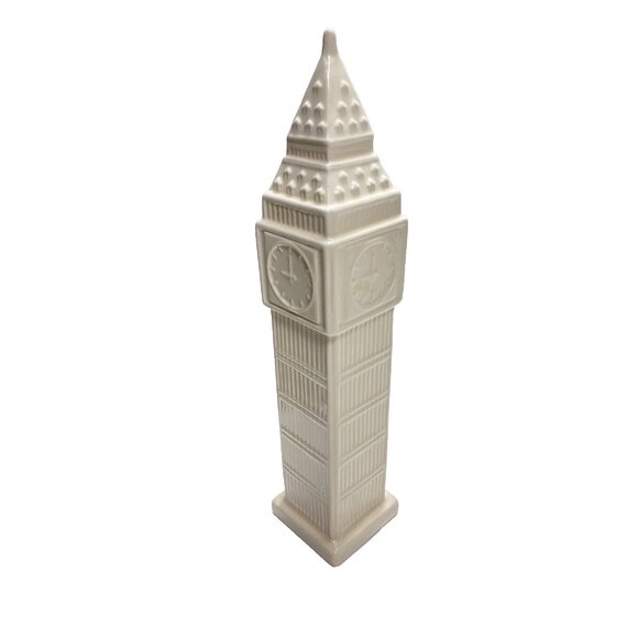 Tower Decor Creamy / White AS IS Crackling Defect Display Accent Home Decor - Picture 15 of 16